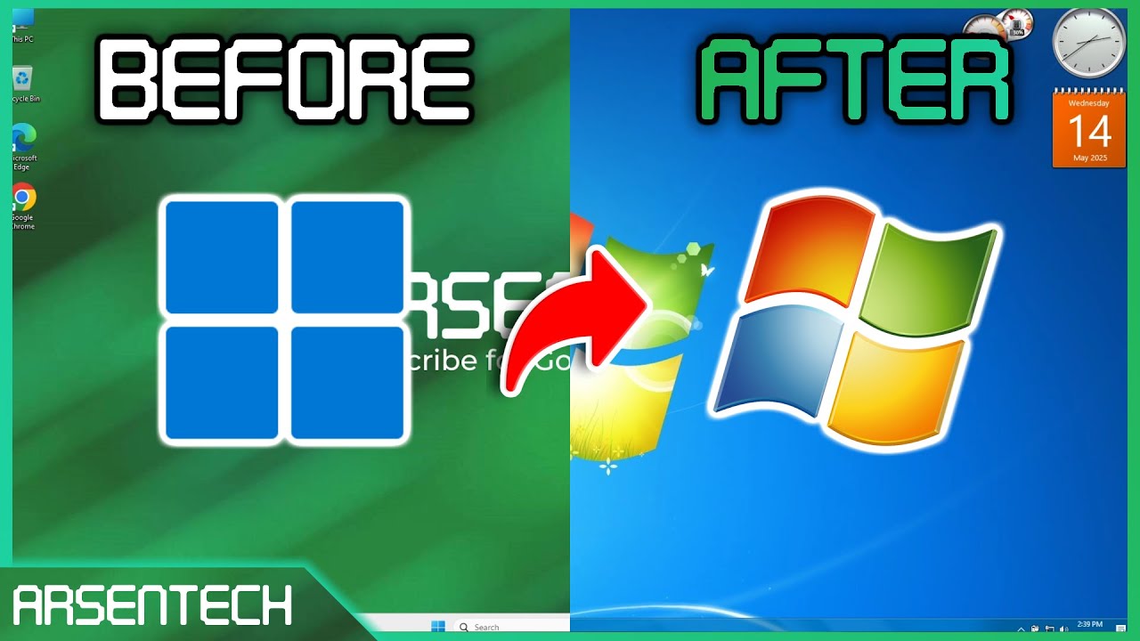 I Made Windows 11 Look Like Windows 7 | Ultimate Manual Transformation