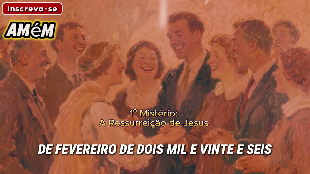 TERÇO DE HOJE - 22/02/2026 - Domingo : MISTÉRIOS GLORIOSOS - SANTO TERÇO | 04 HORAS