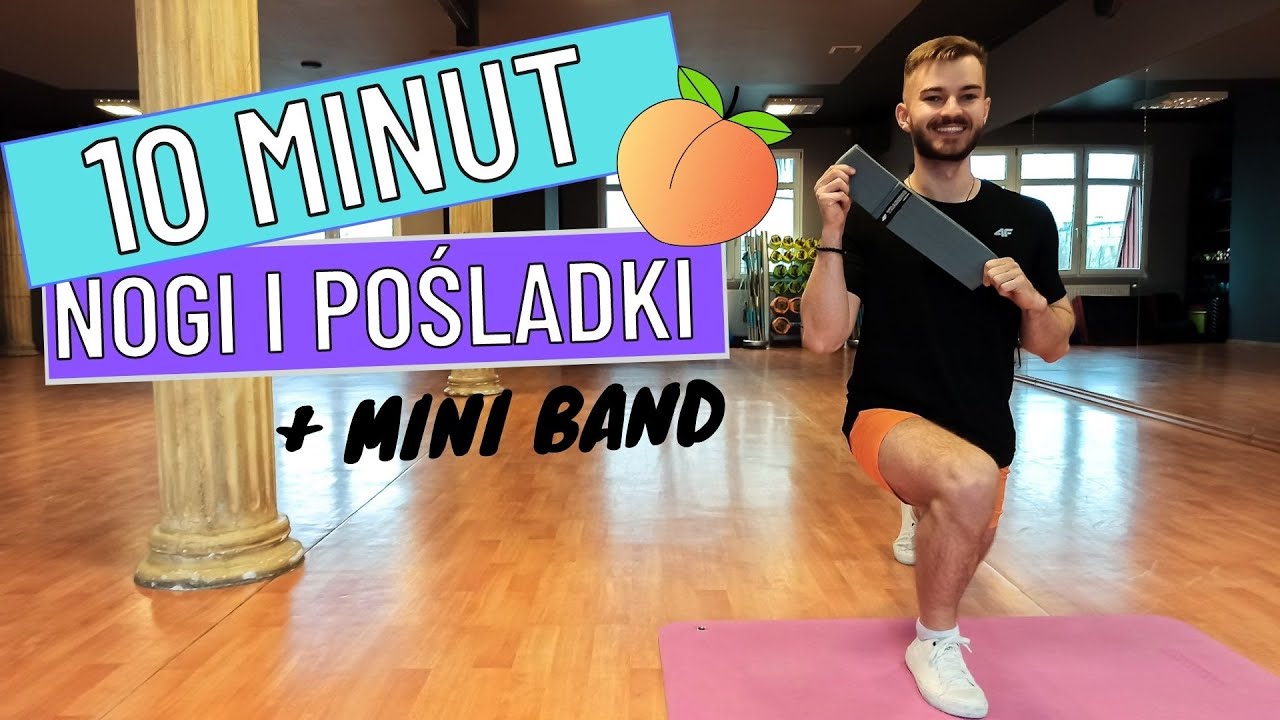 TRENING N&Oacute;G I POŚLADK&Oacute;W Z GUMAMI MINI BAND *Trenuj ze mną*