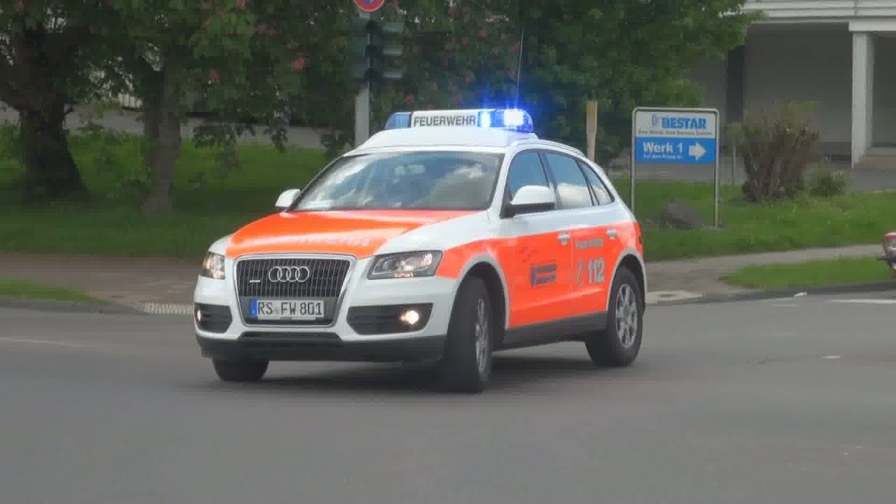 RTW + Neuer KdoW B-Dienst (Audio Q5) BF Remscheid