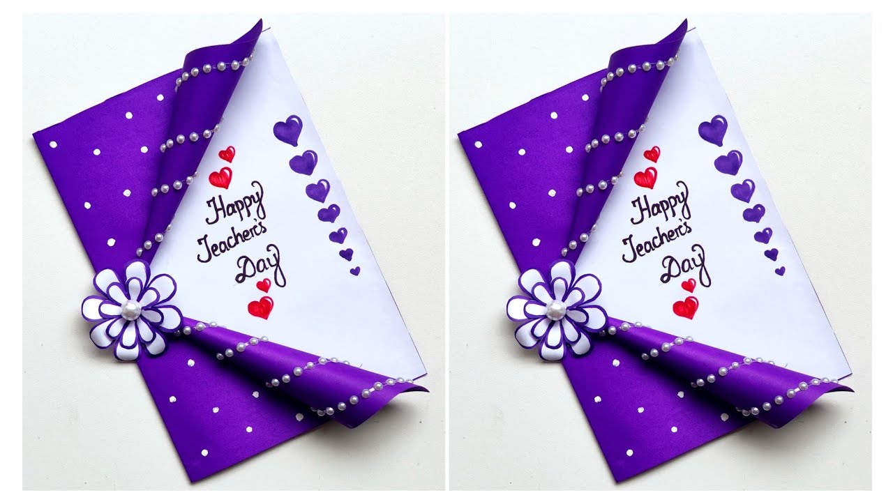 DIY Teacher's Day Card/Teacher's Day greeting Card/Teacher's day Gift/Teacher's Day Card 2025