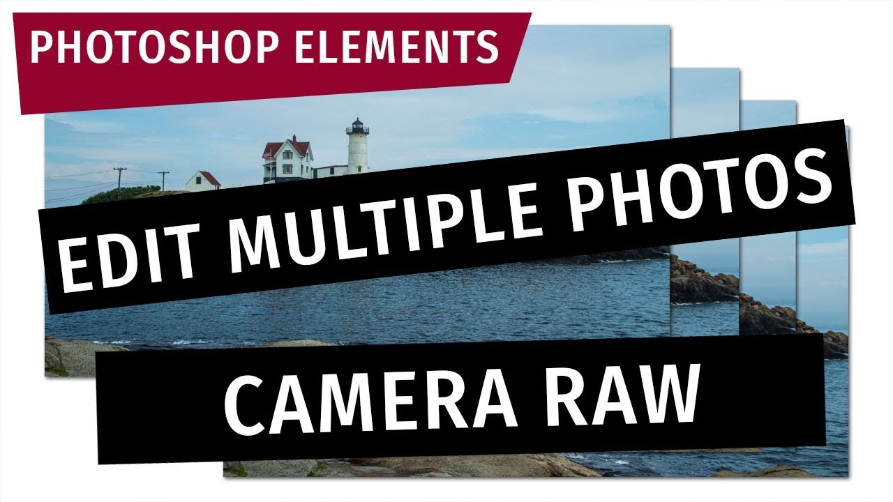 Photoshop Elements: Edit Multiple Photos in the Camera RAW Editor