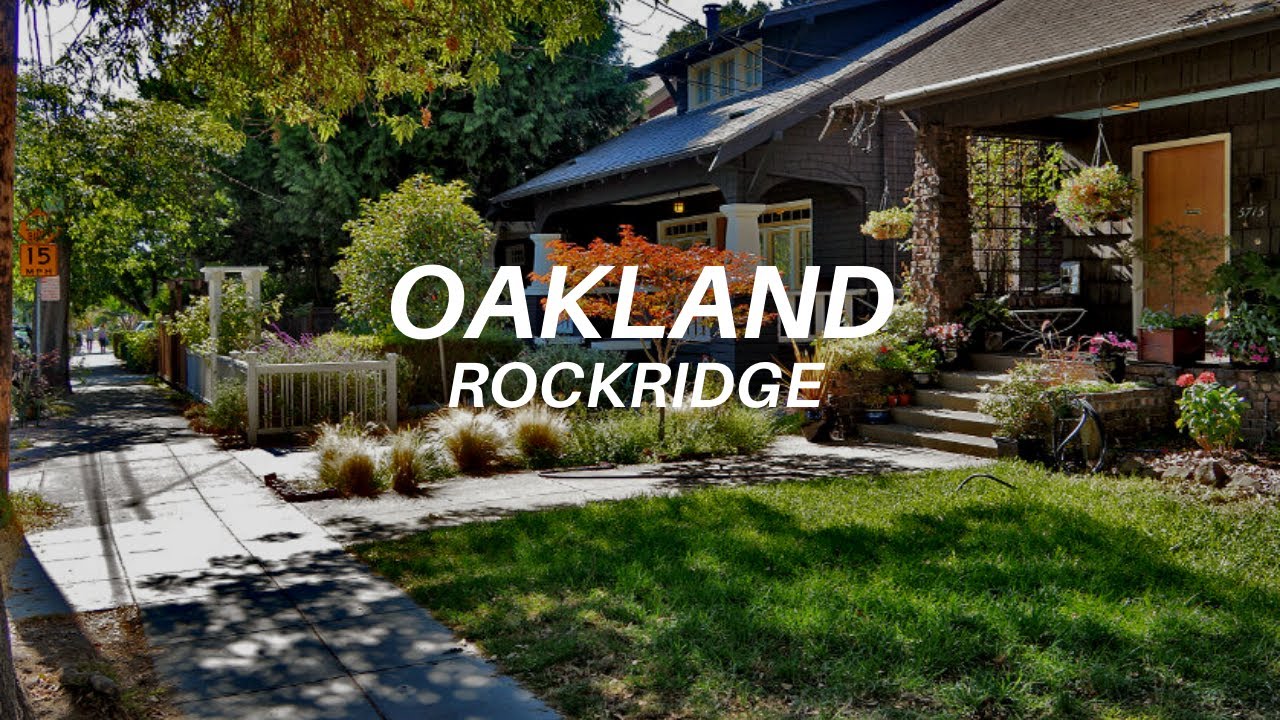 Neighborhood Tour of Rockridge (Oakland, CA)