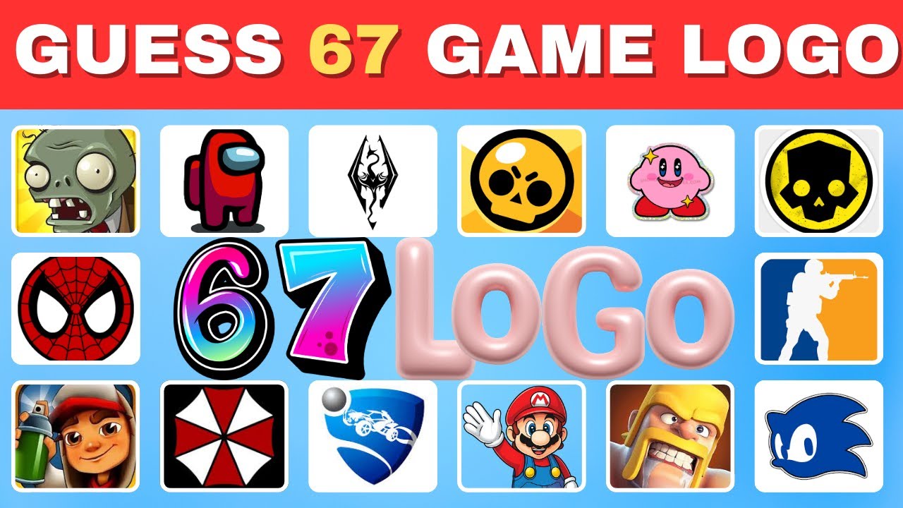 Guess the 67 Game Logo Challenge! (Only 1% Can Finish) 🎮