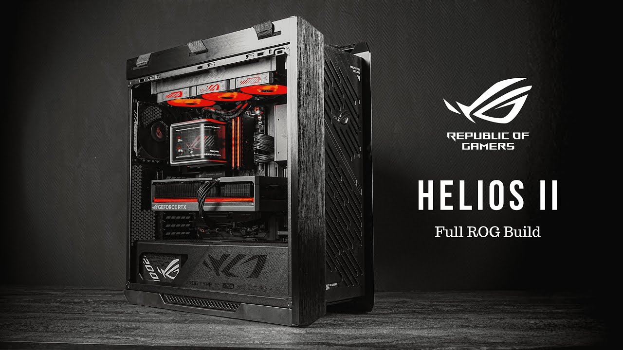 ASUS ROG Helios II – Ultimate Full ROG Build | RTX 5090 & Ryzen 7 9800X3D
