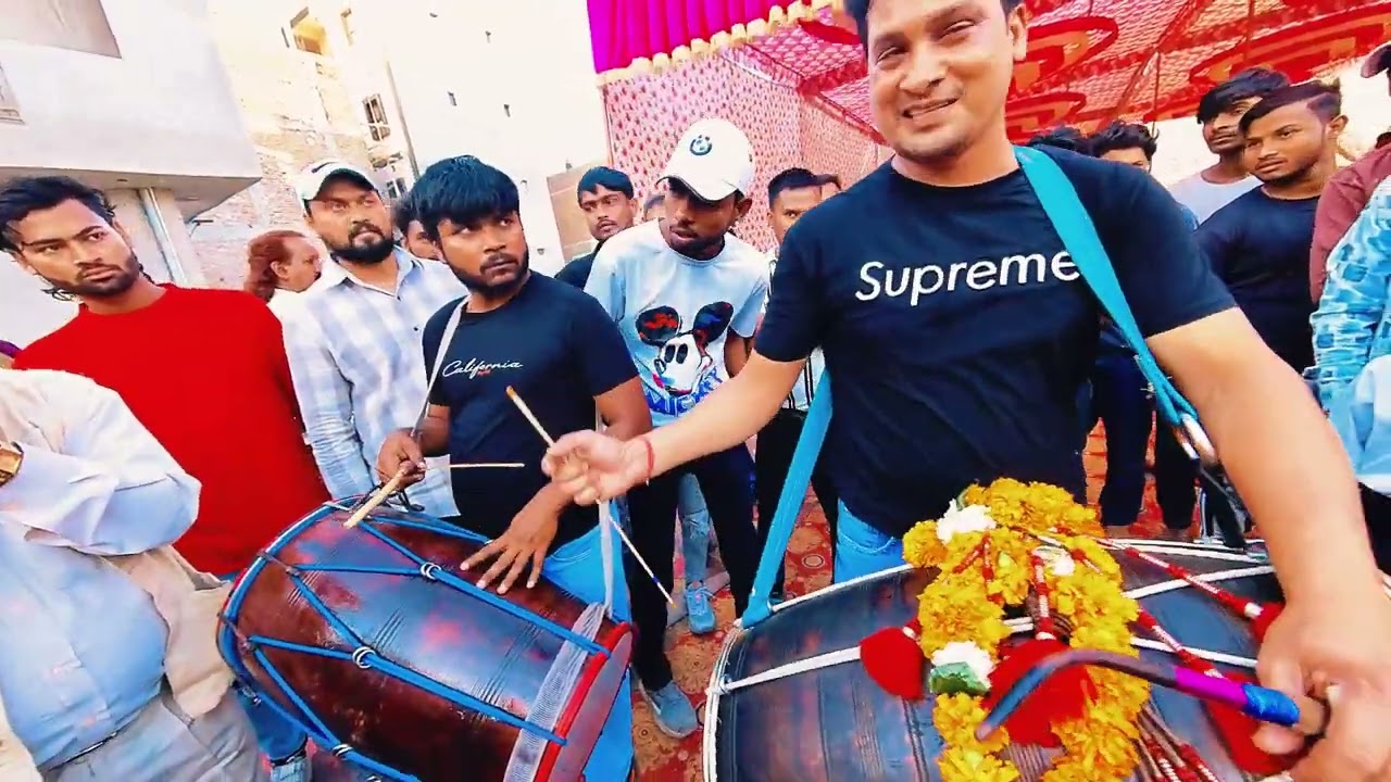 Ravi dholi jhdoda | Traditional Dhol Masters Bring The Crowd To Life With Amazing Rhythms!