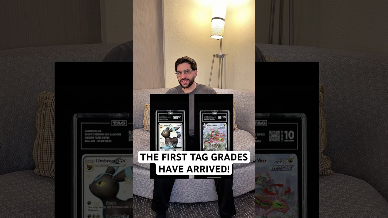 This TAG grading reveal was INSANE! Cannot believe they BOTH got 10s! 