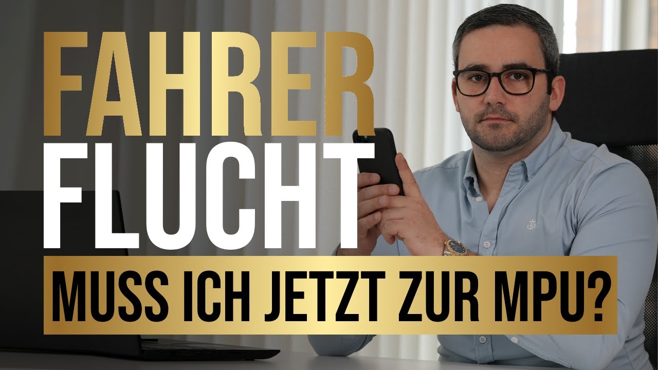Fahrerflucht und dann sofort zum Idiotentest? | Straftaten, die zur MPU führen | 2022
