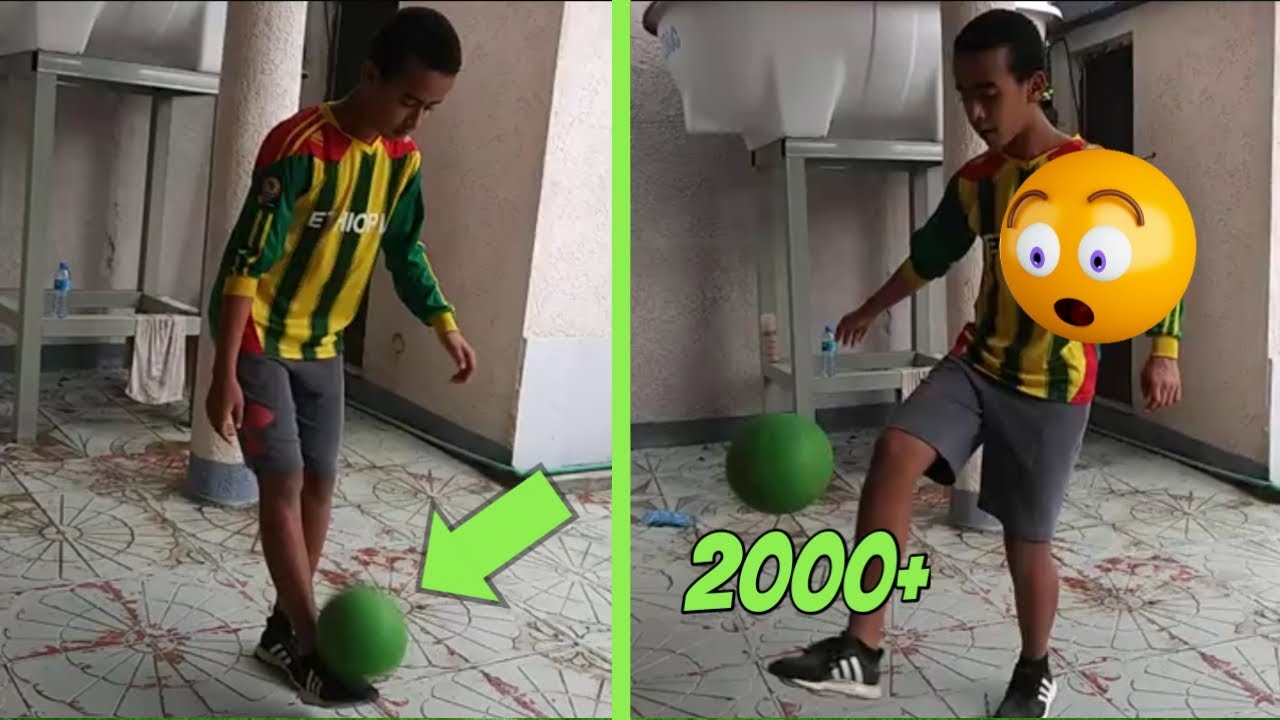 15-летний мальчик, который манипулировал мячом 2000+ раз😱