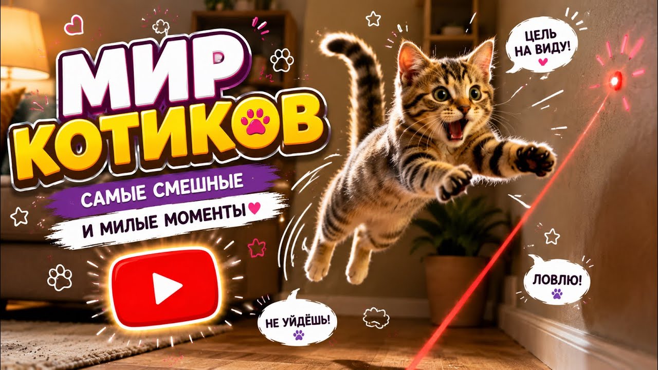 Кошачьи шалости: самые смешные моменты