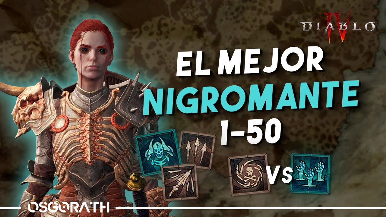 DIABLO 4 - LA MANERA M&Aacute;S EFICIENTE DE SUBIR TU NIGROMANTE