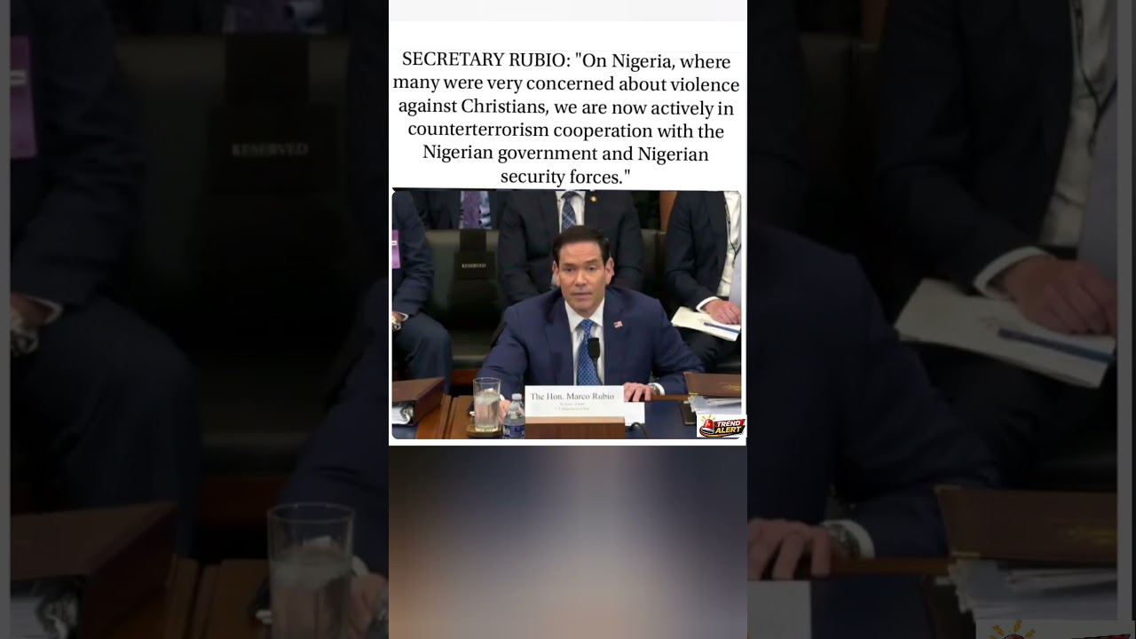 🇺🇸 US steps up counterterrorism cooperation with Nigeria 🇳🇬#usa #trending #viral #marcorubio