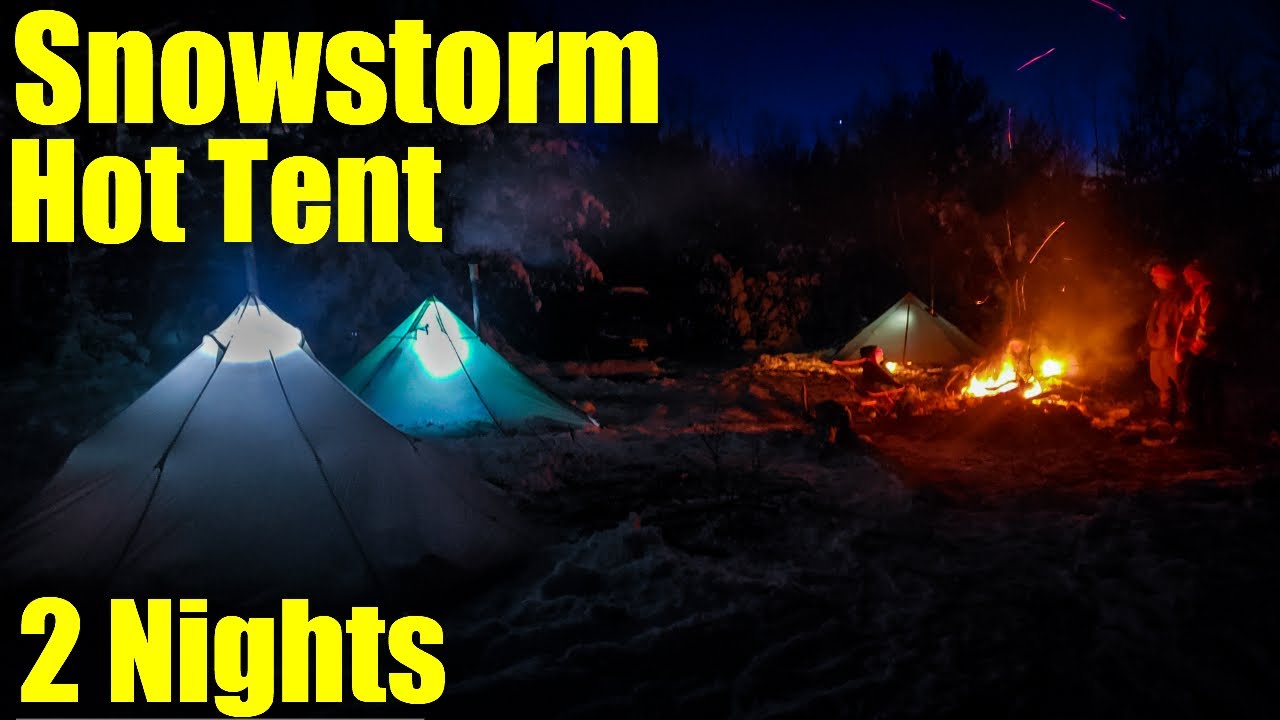 Onetigris Smokey Hut And Iron Wall Snow Storm 2 Nights