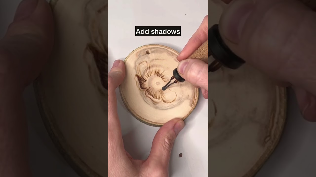 Woodburning shading tips for beginners 🔥😍 