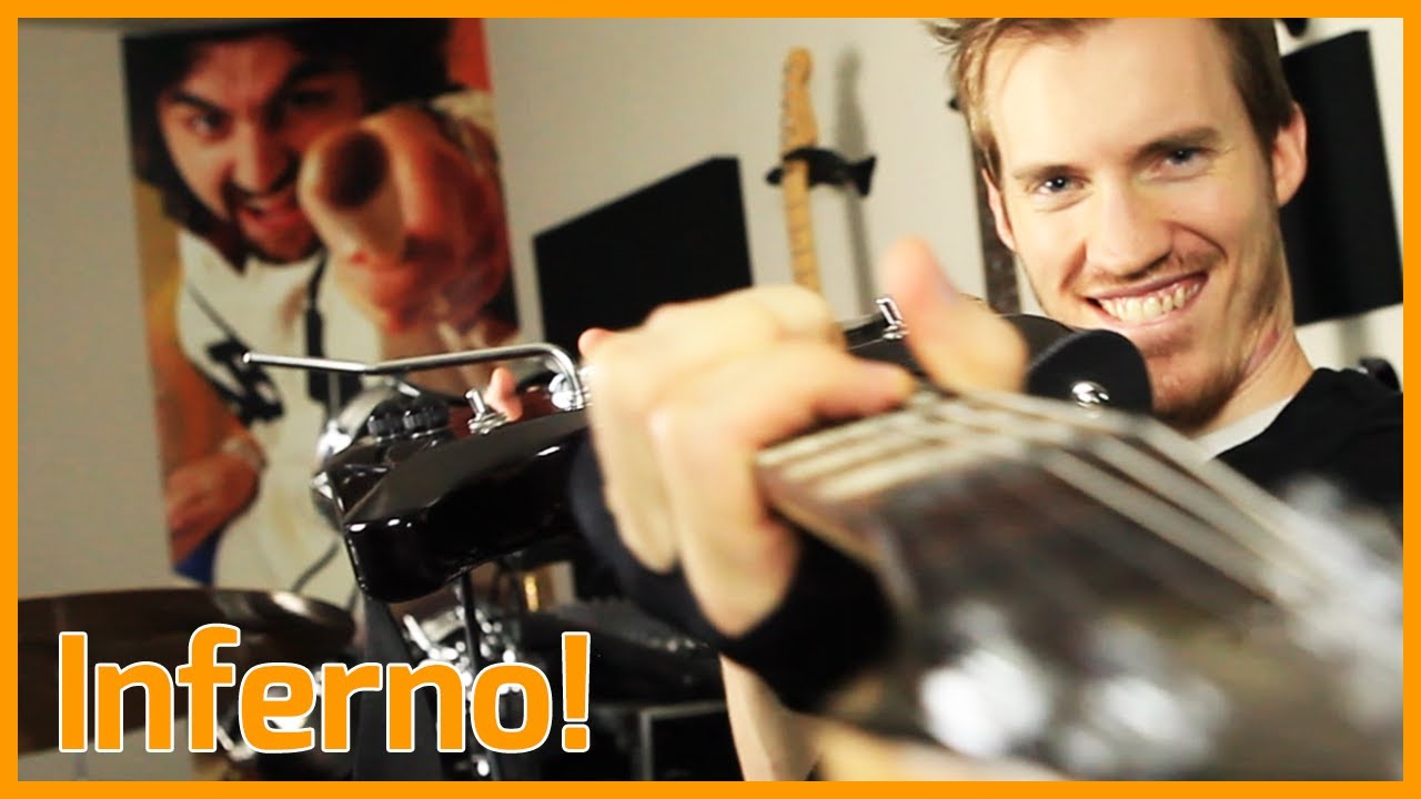 Inferno (Unleash the Fire) Symphony X Guitar Cover (Lead Guitar Cover of Inferno by Symphony X)
