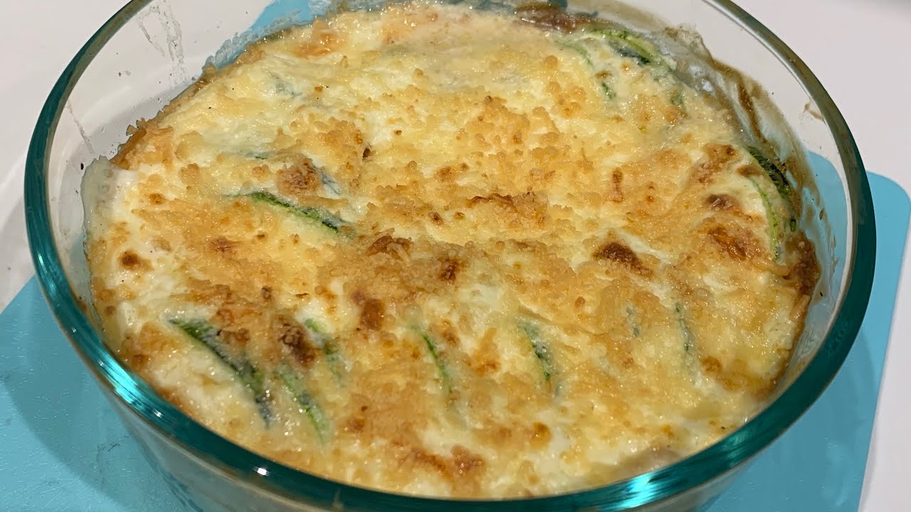 ABOBRINHA GRATINADA NA AIRFRYER! Muito rápido e deliciosa!!! Low carb!