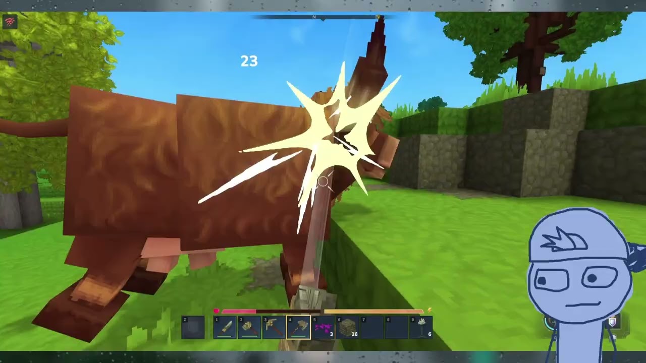 Hytale Ep 4: Thorium Sword GET! Then BEES KILL ME! 😱💀🐝🐝 (Badlands Chaos)