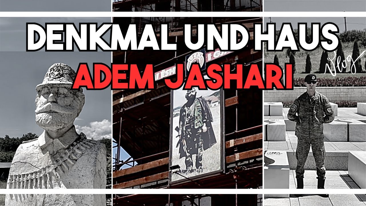 Wir besuchen das Denkmal und Grab von ADEM JASHARI
