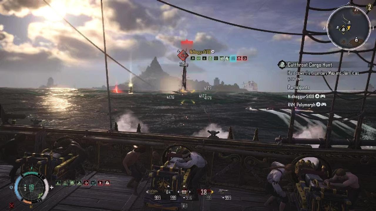 SKULL AND BONES - Trying Torpedo Brigantine - Cutthroat Cargo Hunt