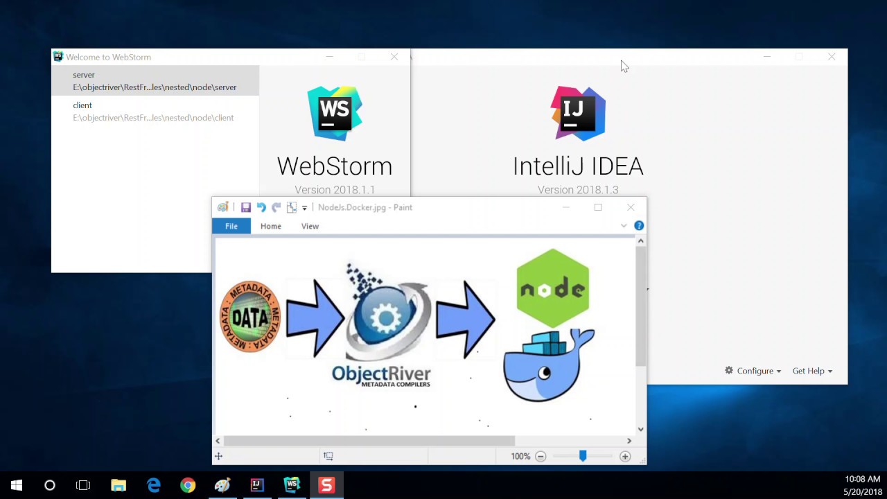 ObjectRiver introduces Node.js/Docker Microservices integration with No Programming
