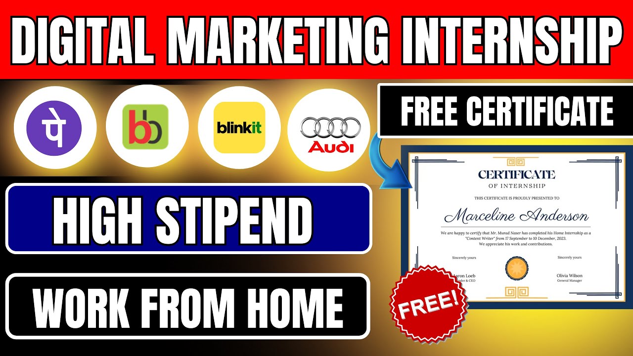 Digital Marketing internship | Remote internship | Open for all 🔥