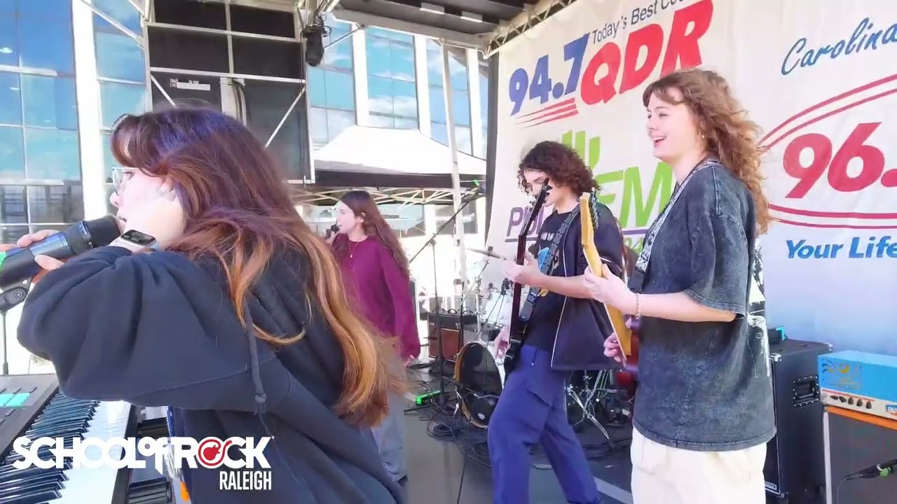 School of Rock Raleigh House Band at the NC State Fair 2025!