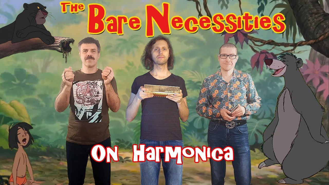 The Bare Necessities on harmonica (Baloo's song from The Jungle Book)