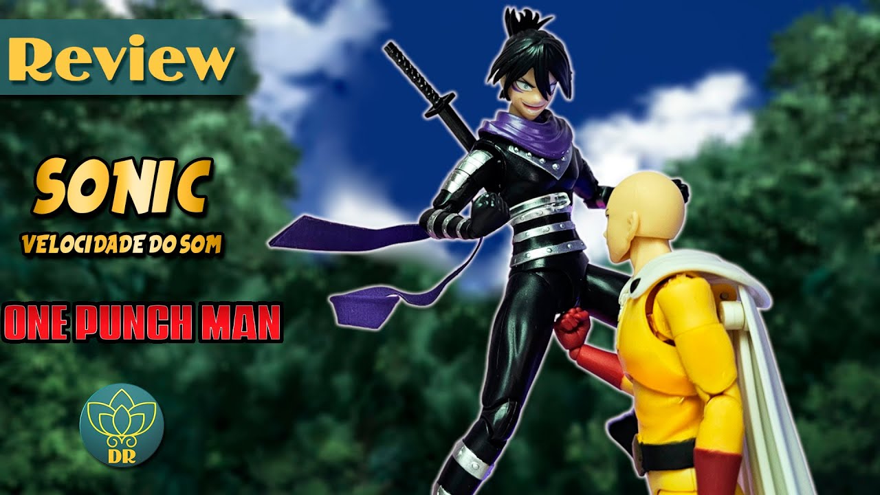 SONIC VELOCIDADE DO SOM One Punch Man Dasin Model Unboxing e Review