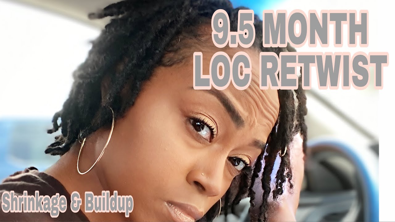 9.5 MONTH LOC RETWIST | COMB COILS LOC JOURNEY| TALIAH WAAJID LOCK IT UP