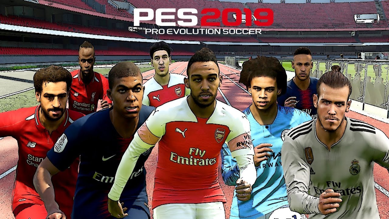 PES 2019 Speed Test ● Fastest Players in PES 2019 | Ft. Bale, Aubameyang, Neymar, Mbappe..