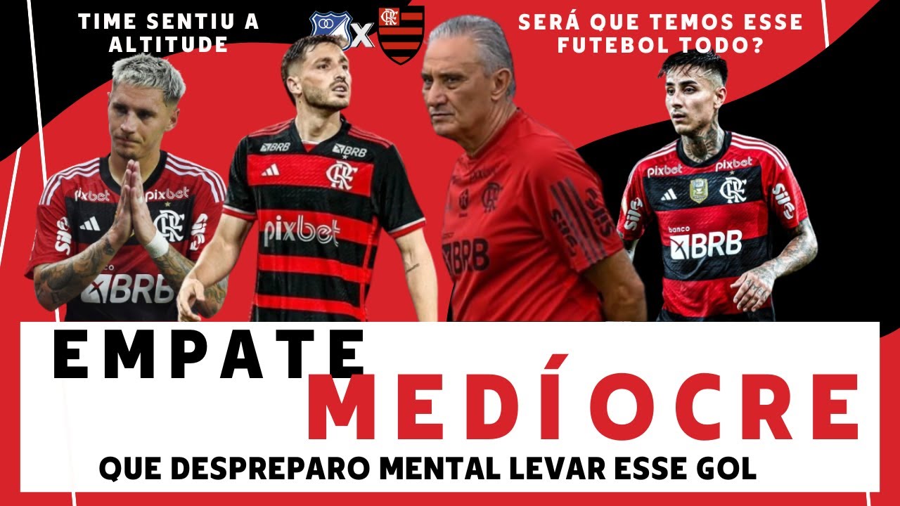 EMPATE MED&Iacute;OCRE | Que despreparo mental levar esse gol | #posjogo MIL 1 vs 1 FLA