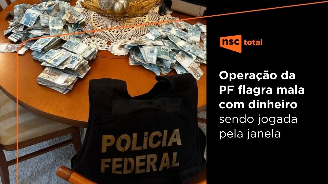 Mala de dinheiro é jogada pela janela em investigação da PF em Balneário Camboriú | NSC News