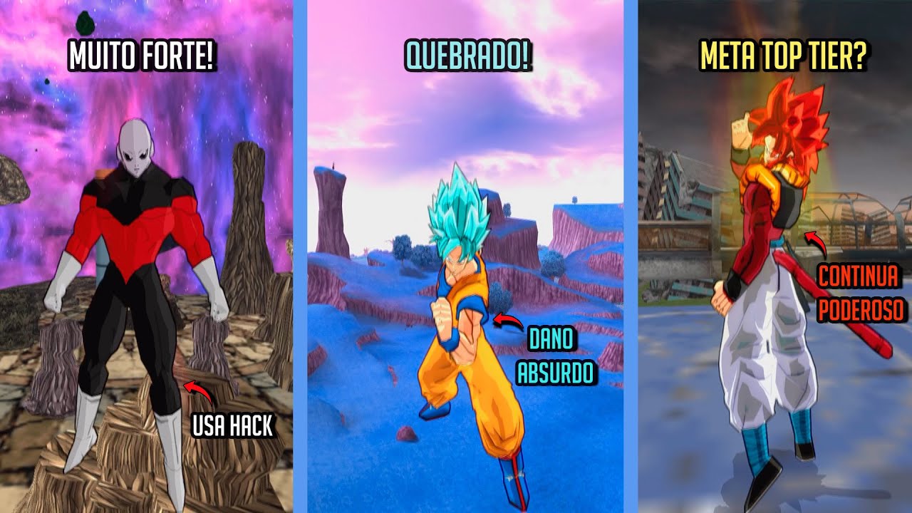 10 MELHORES Personagens do Dragon Ball Z Budokai TENKAICHI 4 (Mod)
