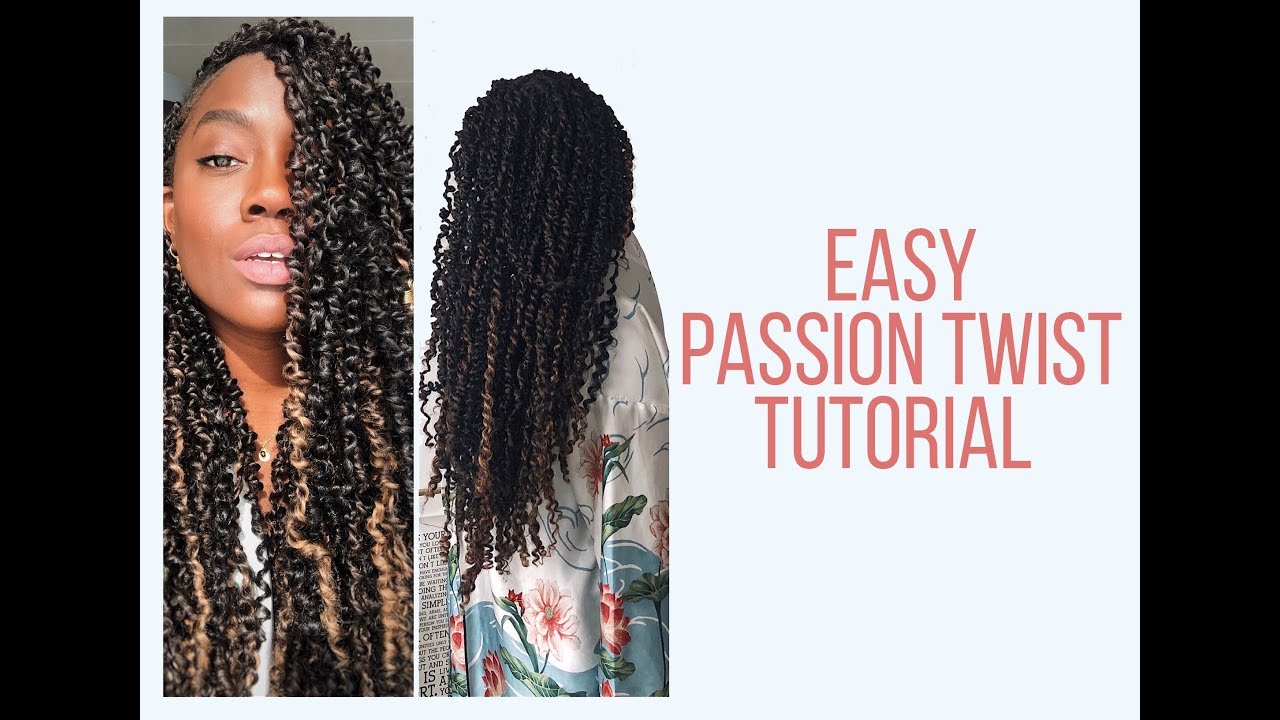 Easy passion twist tutorial