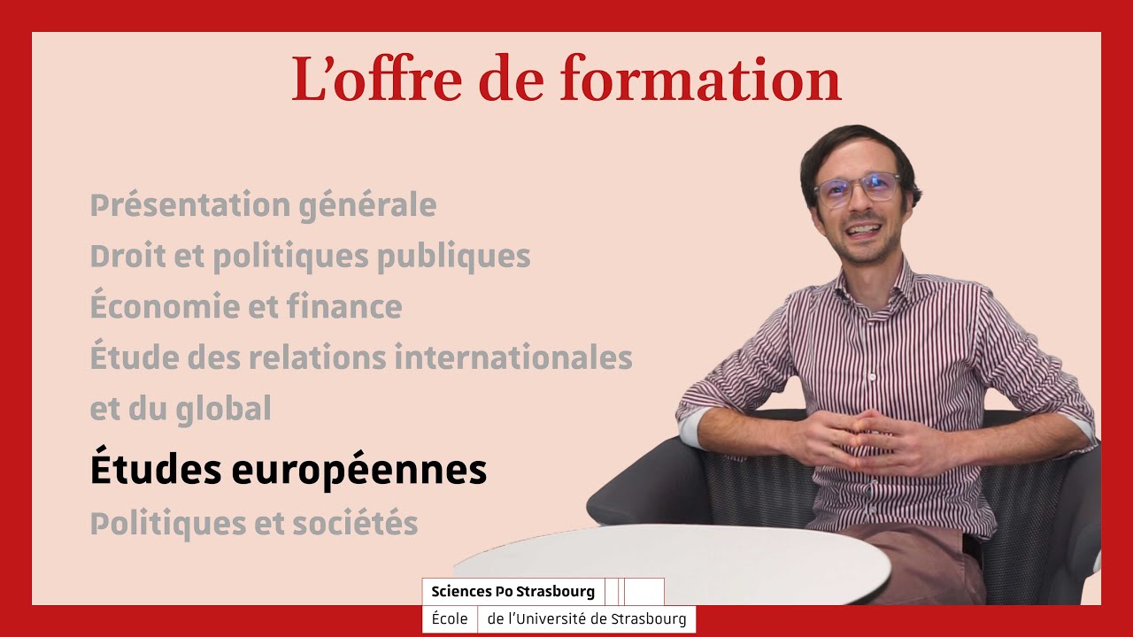 L'offre de formation  - ÉPISODE 5 - La filière Études européennes