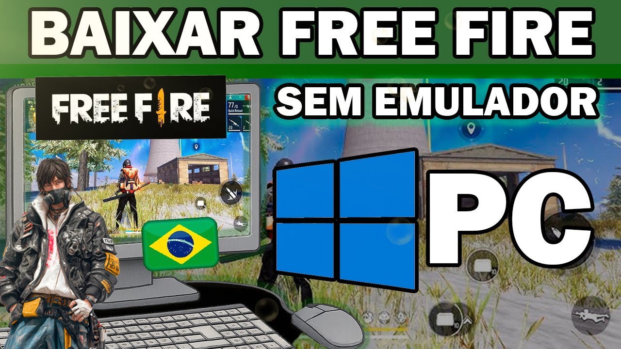 COMO JOGAR FREE FIRE NO PC SEM EMULADOR! A Melhor Solução, Rápida e Fácil (2026)
