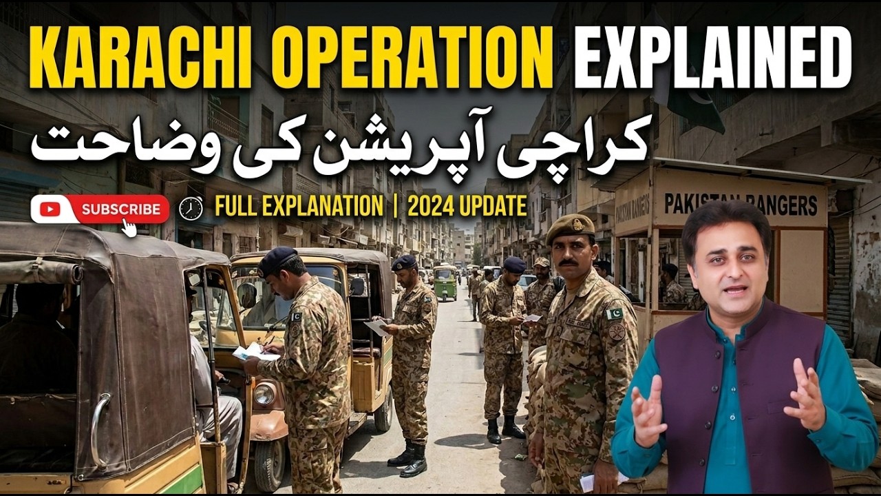 Karachi Operation Explained | How Pakistan's Largest City Fought Crime & Terrorism