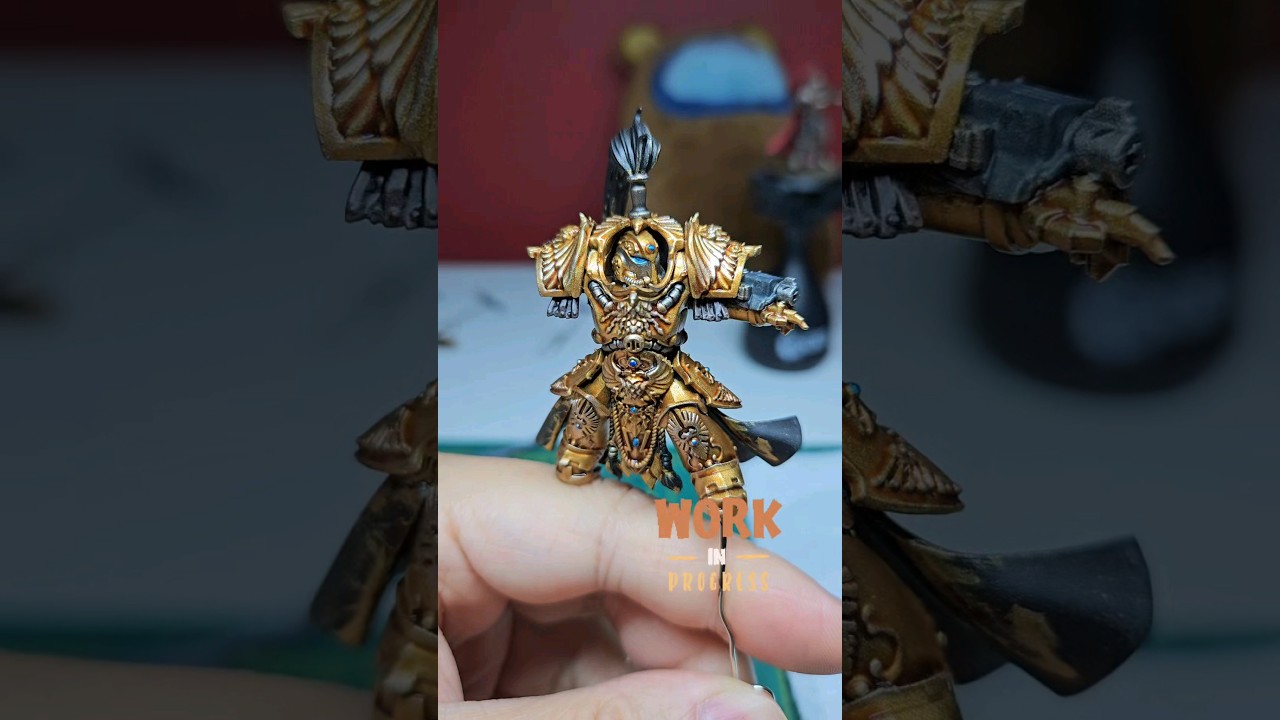 Progress on my Allarus Custodians #warhammer #custodes #wip #warhammer40k #40k #adeptuscustodes