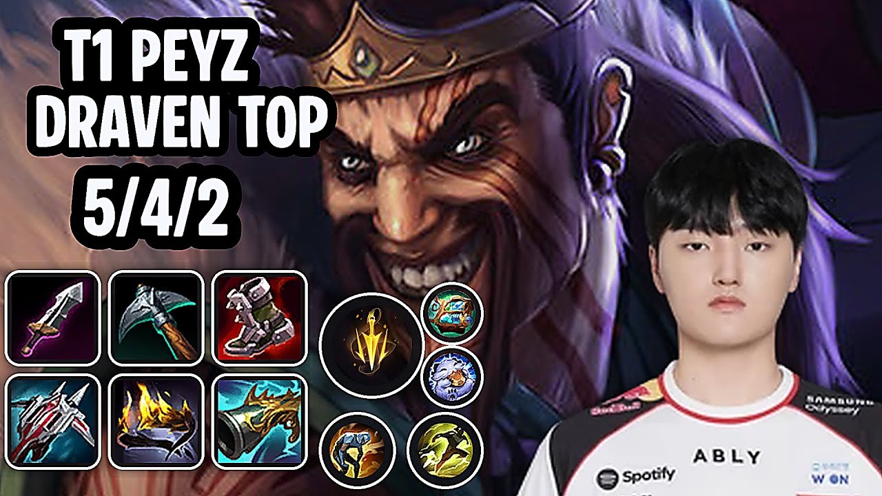 T1 Peyz Draven Top SoloQ Replay 20260323
