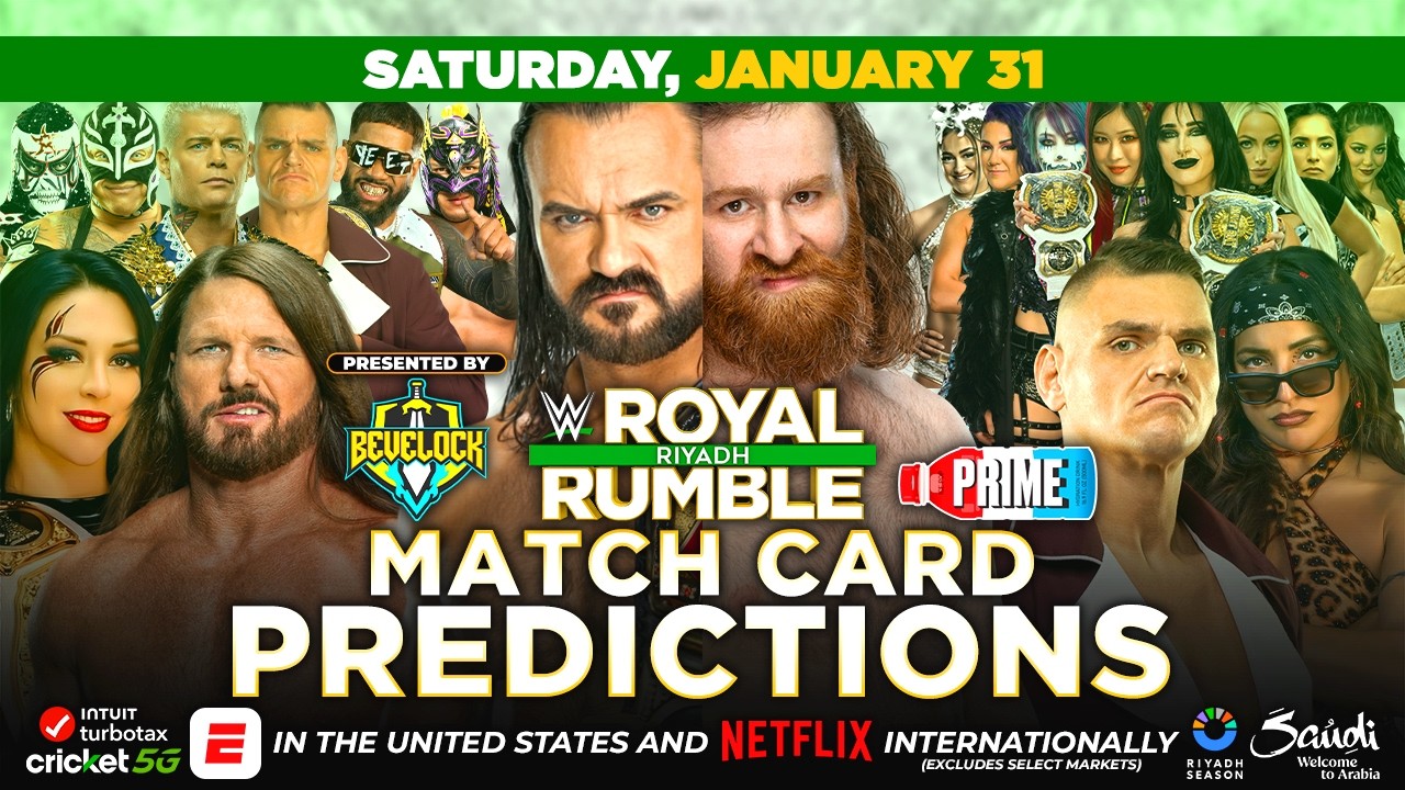 WWE Royal Rumble 2026 - Match Card Predictions [v2]