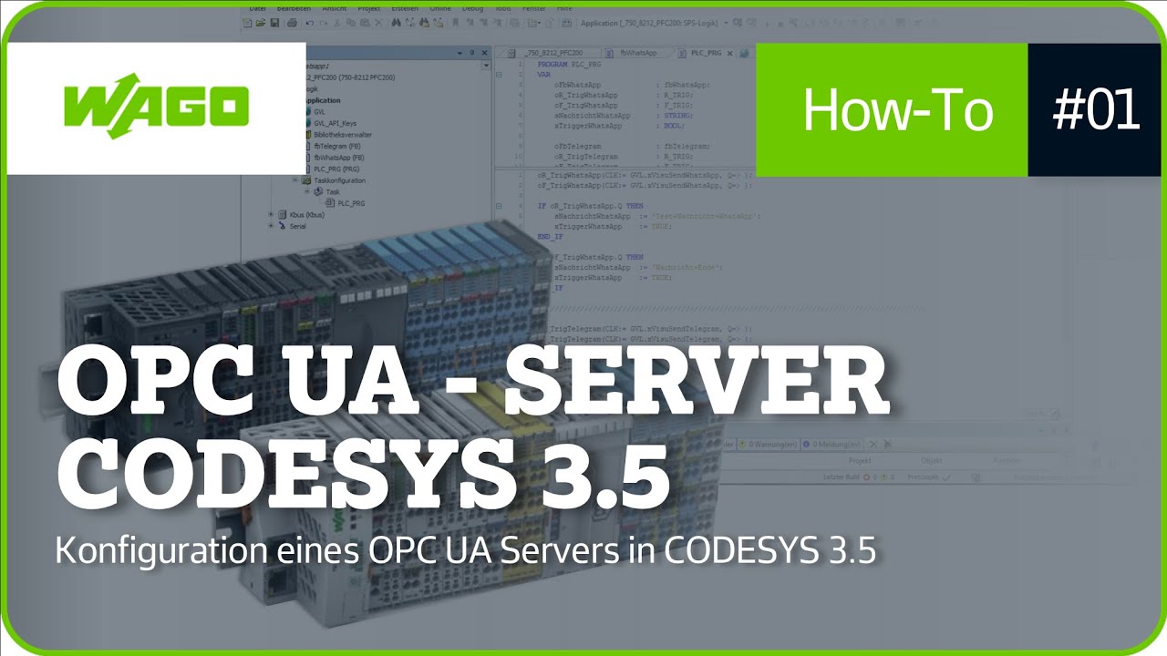 OPC UA in CODESYS 3.5 #1 | Konfiguration eines OPC UA Servers in CODEYS 3.5