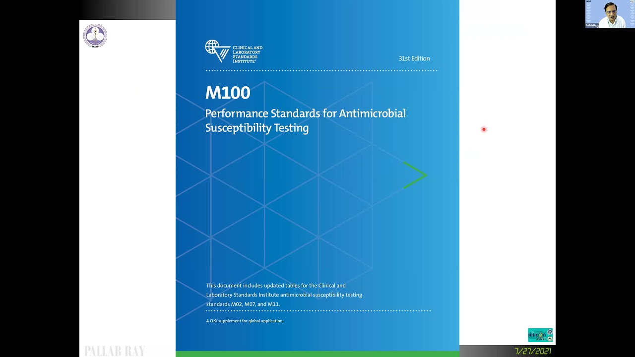 1  Basics of AST CLSI M100& M02 part I Dr Pallab Ray