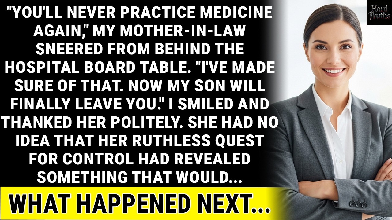 My Mother-in-Law Ruined My Medical Career Using Her Hospital Power—But She Never Saw the Truth