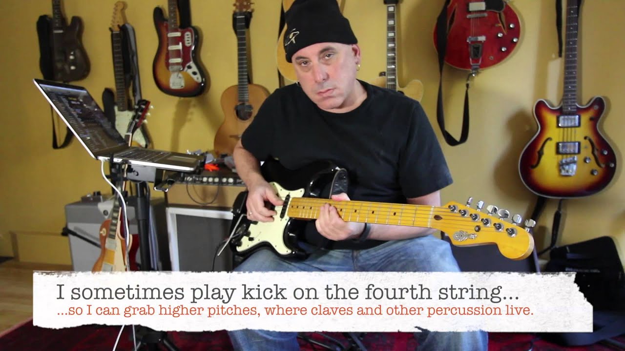 Playing Drums with Guitar (using Fishman TriplePlay)