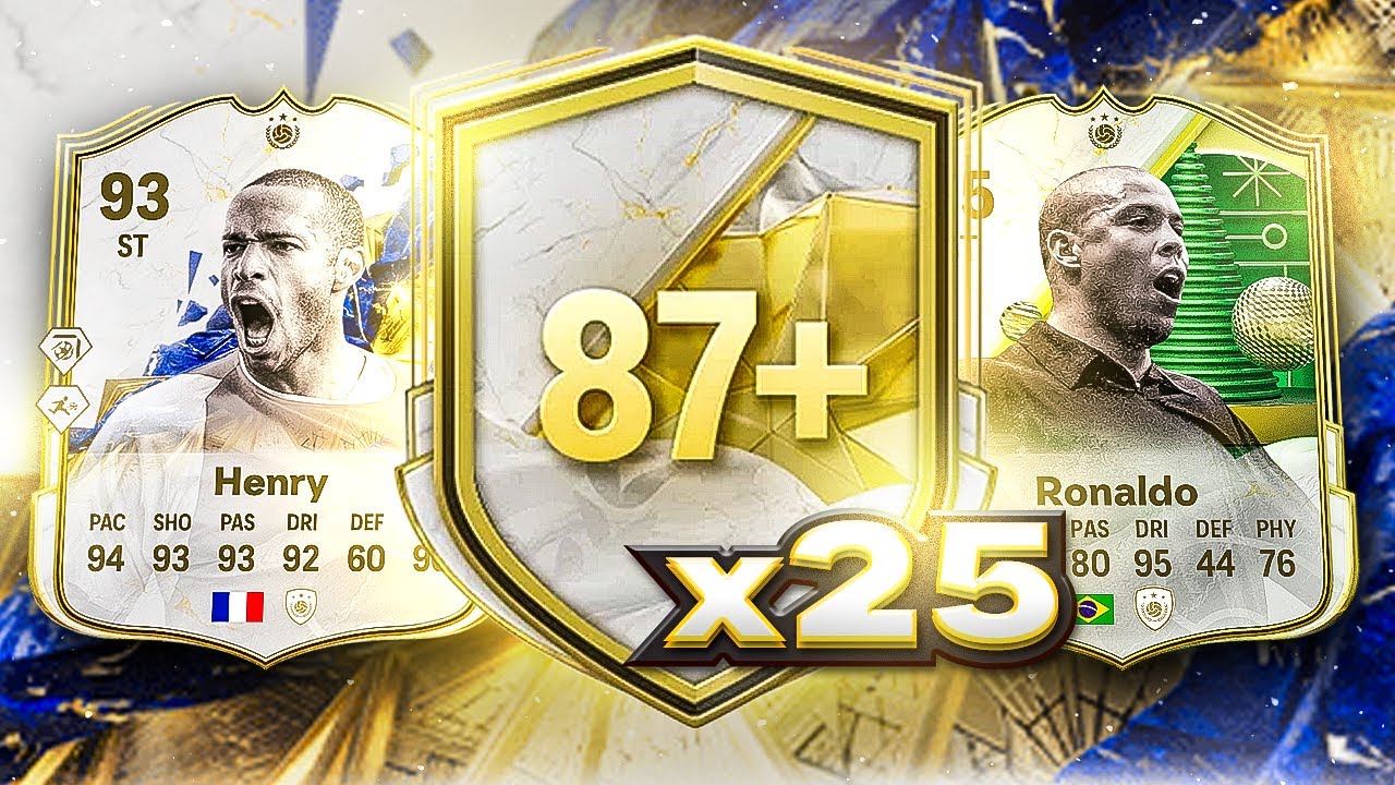 25x 87+ MIXED ICON PLAYER PICKS! FC 25 Ultimate Team