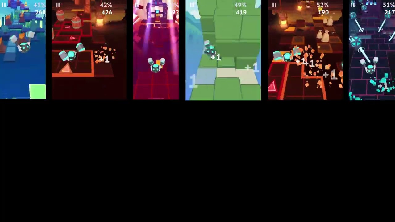 Rolling Sky season 8 weekly match PBs