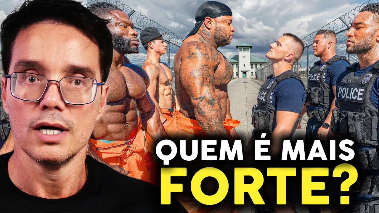 PRISIONEIROS VS POLICIAIS: QUEM É MAIS FORTE?! - Peter Reage