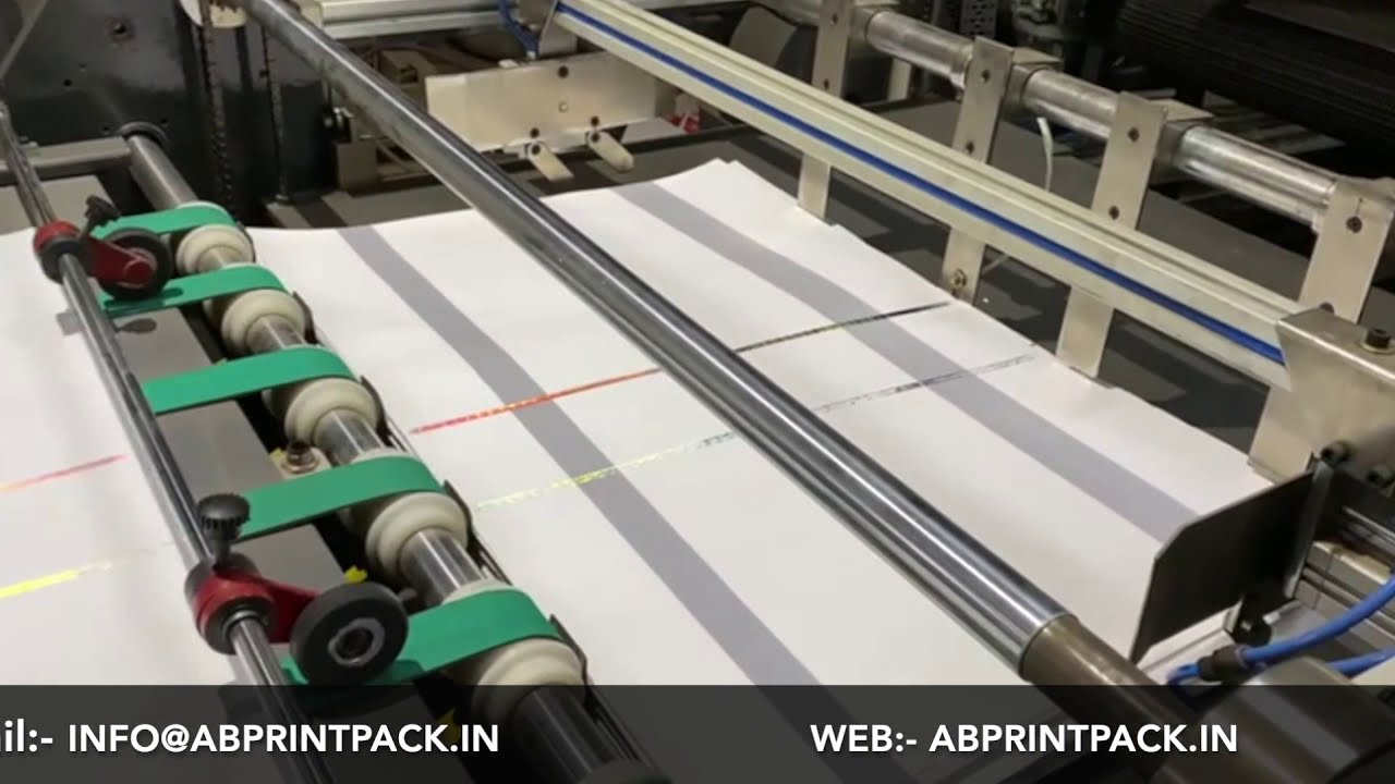 Automatic Sheetfed Security Holographic Strip Application Machine  |AB-SHM1100|