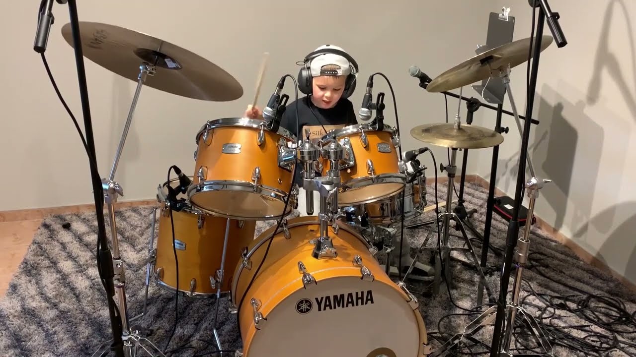 Love's Train - Silk Sonic - 6 years old  - Drum Cover
