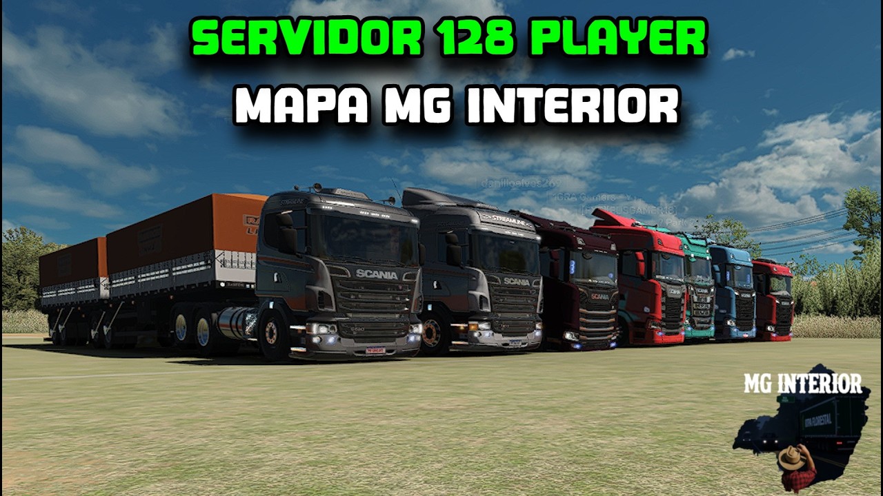 ⭕ETS2-1.57 - COMBOIO DA MADRUGADA COM GURI CUIDA  - MAPA MG INTERIOR